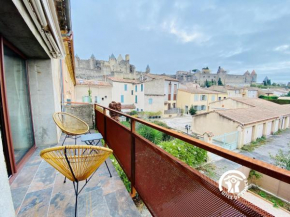 Loft cocon climatisé - Imprenable vue sur le château Comtal